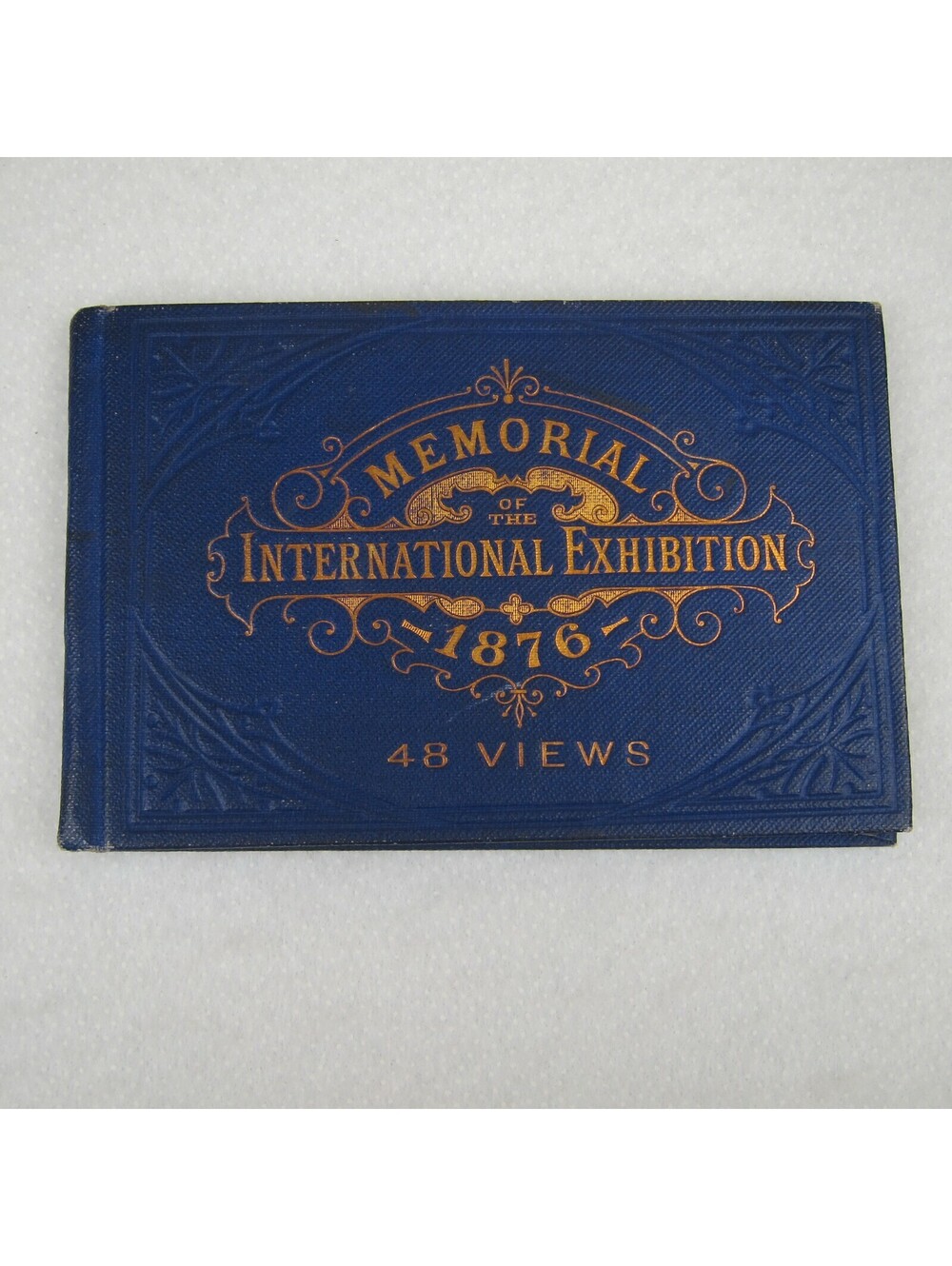 Antique 1876 Memorial International Exhibition Philadelphia Book 48 Views RARE